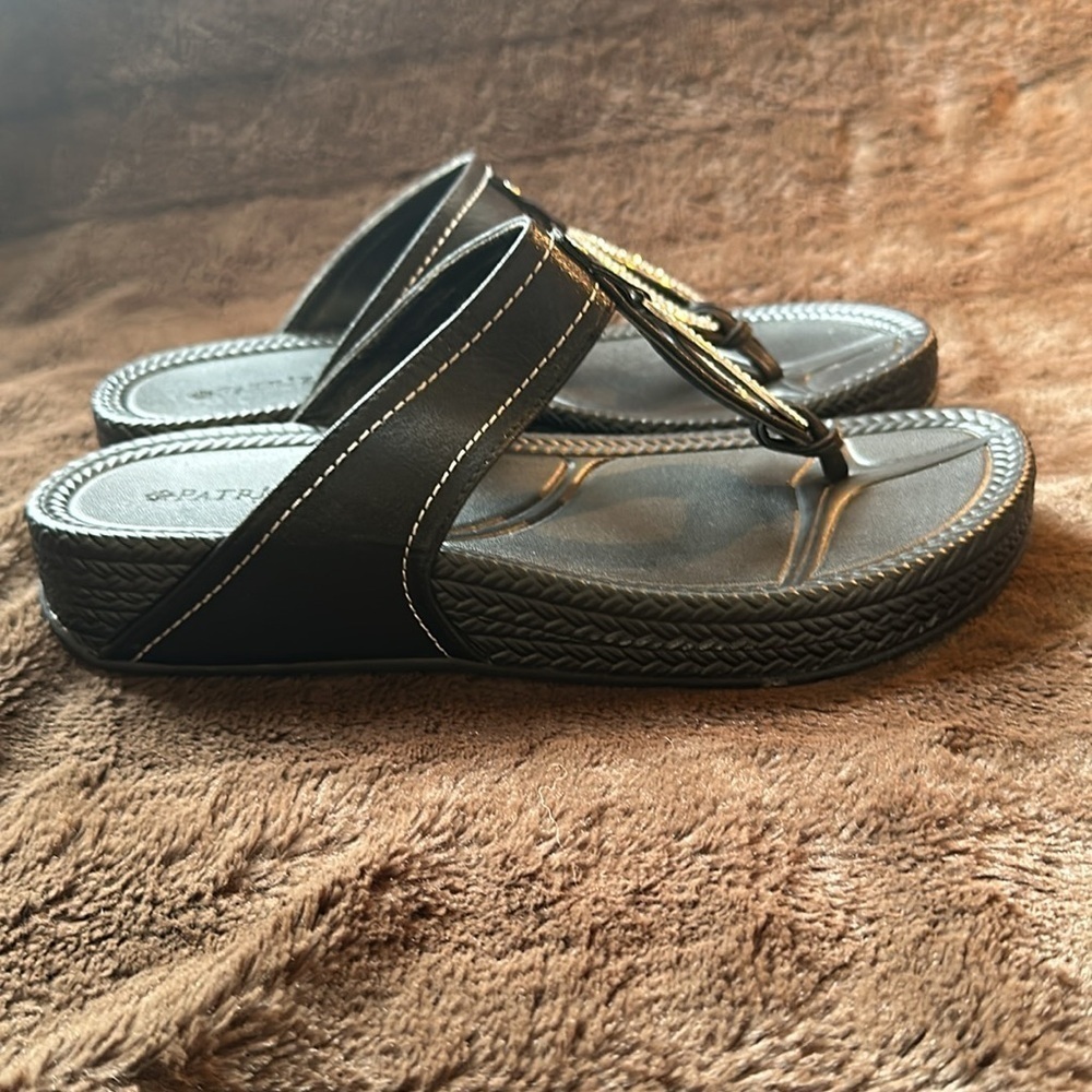 PATRIZIA by Spring Step Fran Black Sandal Sz 8.5 (EU39) - Picture 4 of 13